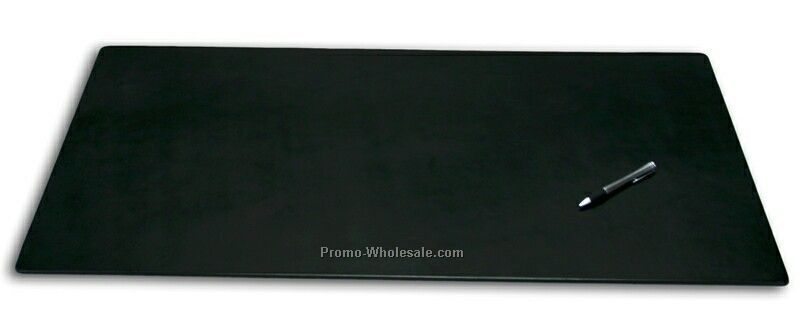 Top Grain Leather Conference Pad - 17"x14" Black