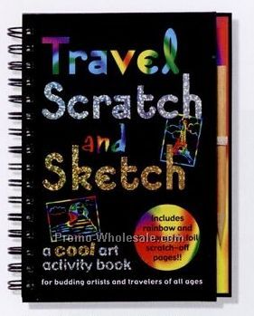 Travel Scratch And Sketch Art Activity Book