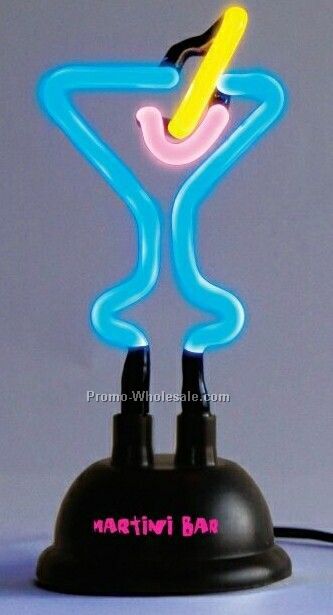 USB Neon Martini Desk Light