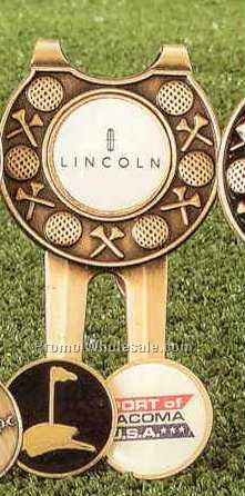 Ultimate Golf Gadget Tool/ Money Clip (A/O Bronze Antique) 4 Color