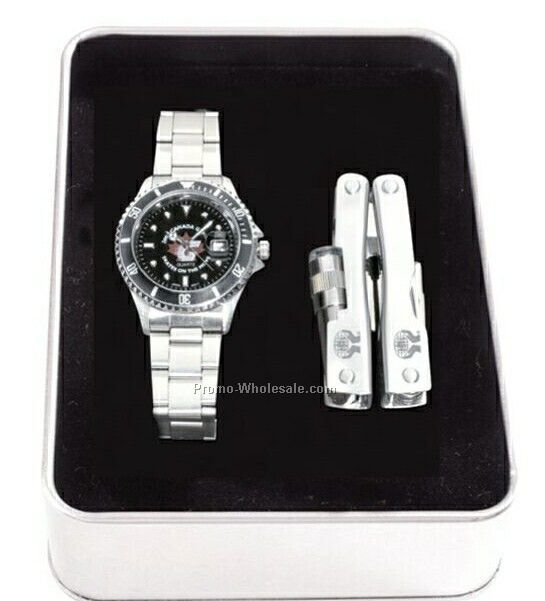 Watch And Multi-tool Gift Set