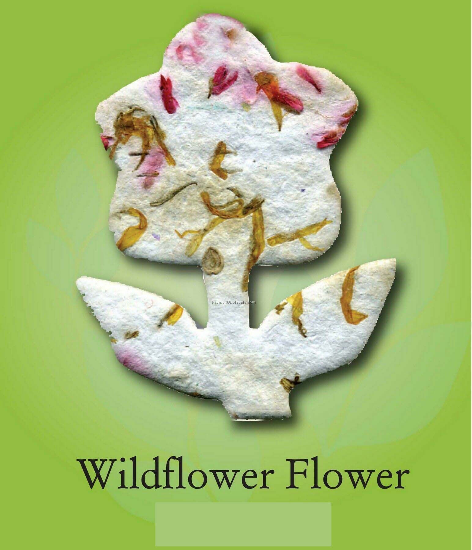 Wildflower Flower Ornament W/ Embedded Seed