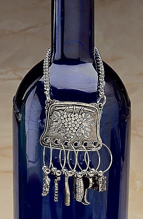 Wine Bottle Charm Holder