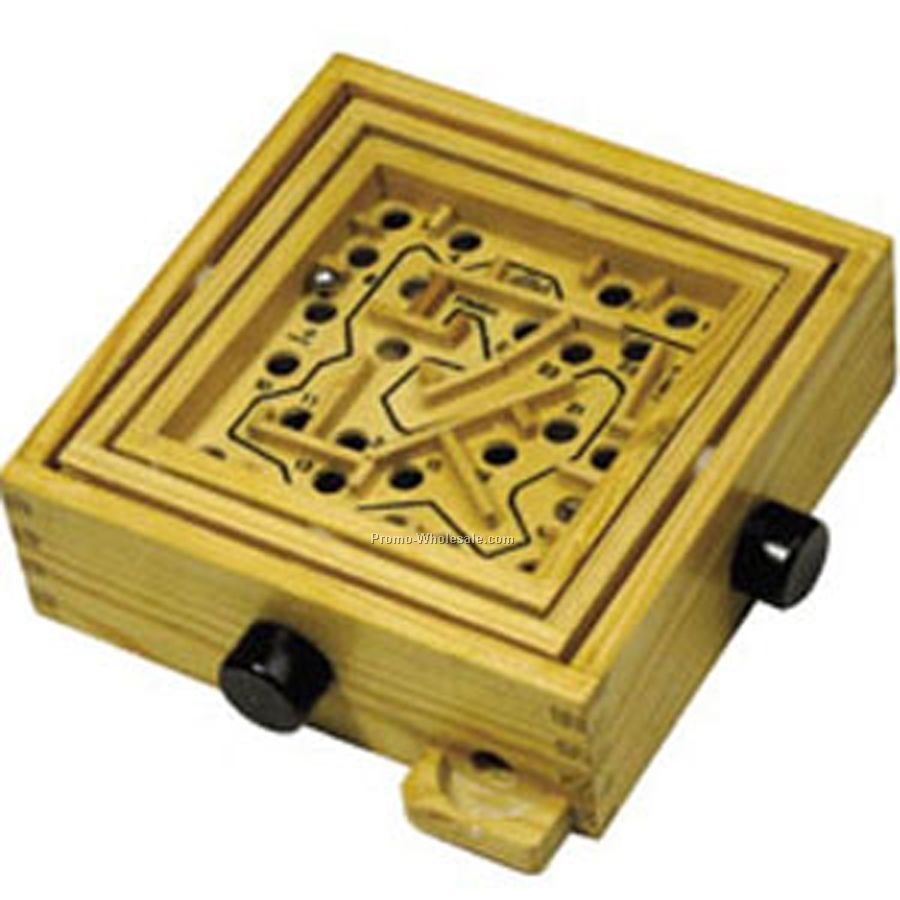 Wooden Double Maze Puzzle