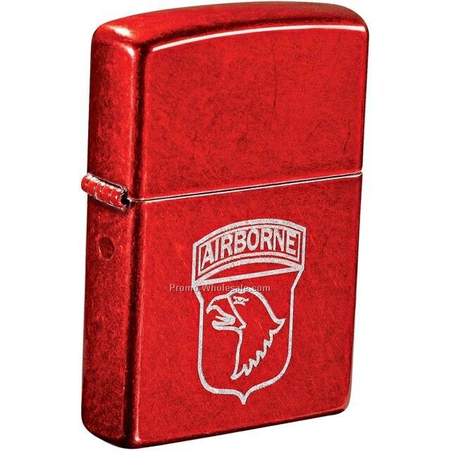 Zippo Windproof Lighter (Translucent Red)