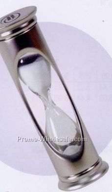 Anodized Aluminum Hourglass - Screen Printed