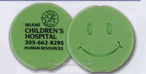 1-3/8" Happy Face Imprintable Eraser