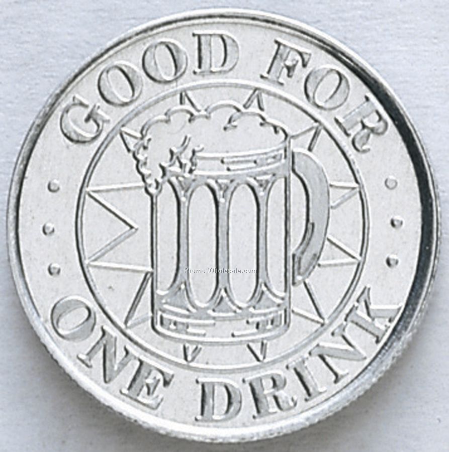 1-3/8" Natural Aluminum Coin / Medallion (16 Gauge)