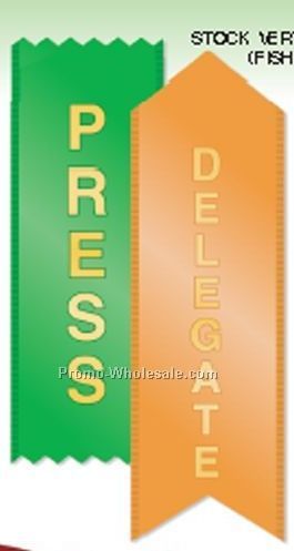 1-5/8"x6" Vertical Stock Ribbon (Press)