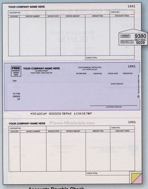 1 Part Payroll Check (Microsoft Classic Accounting)