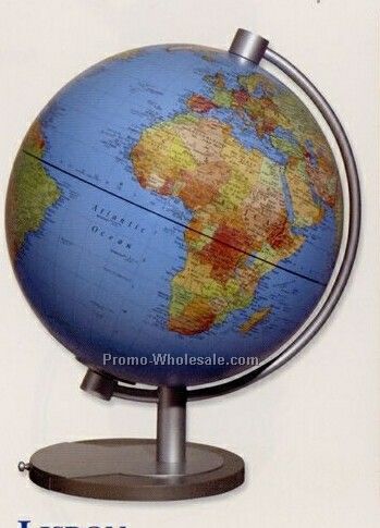 11" Lisbon Illuminated Globe
