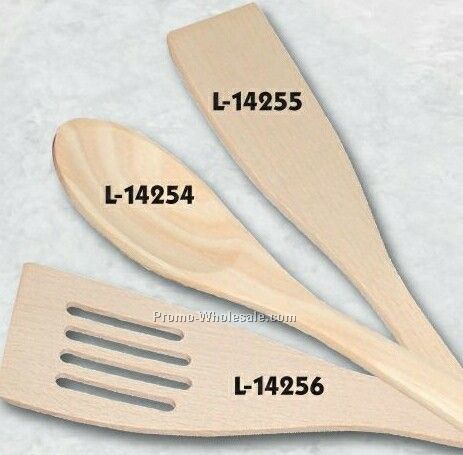 12" Flat Wood Spoon