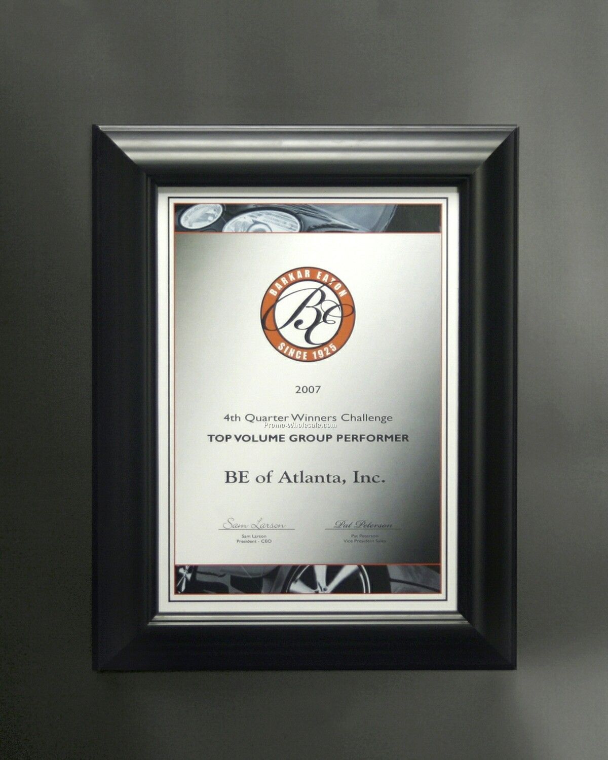 12-1/2"x13" Certificate In Frame