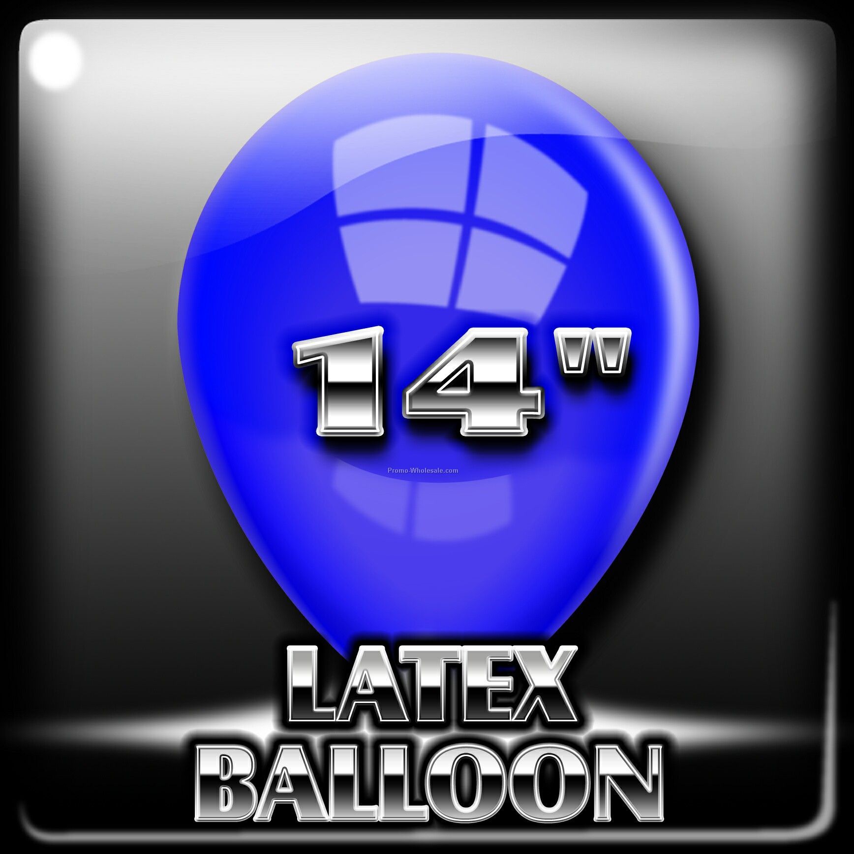 14" Crystal Latex Balloon