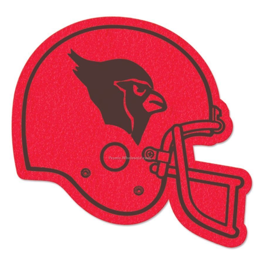14-1/2"x16" Football Helmet Felt Spirit Emblem / Sign