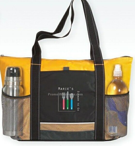 15"x13-1/2"x6" Atchison Icy Bright Cooler Tote
