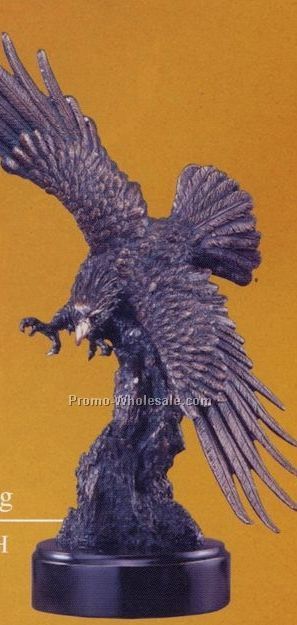 17-1/2" Soaring High Bronze Eagle Soaring Casting