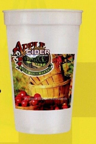 17 Oz. Nite Glow Stadium Cup - Full Wrap Imprint