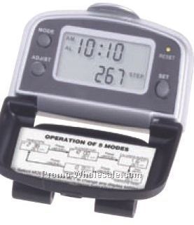 2-1/2"x1-5/8"x1" 5 Function Executive Pedometer