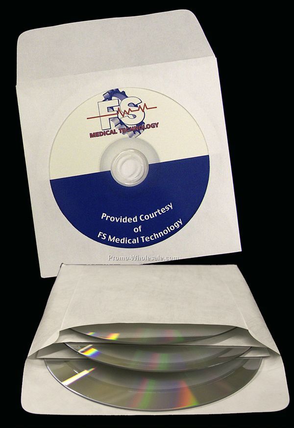2 Pocket Tyvek Multi-disc Media Window Envelope