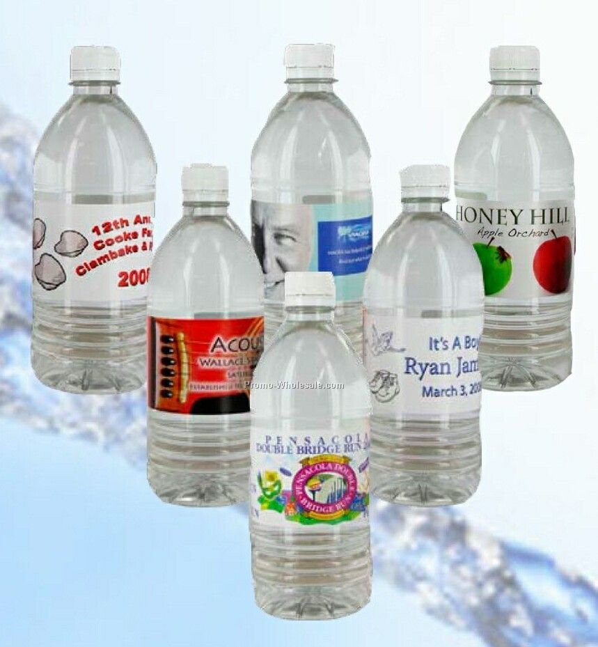 20 Oz. Flat Top Bottled Spring Water