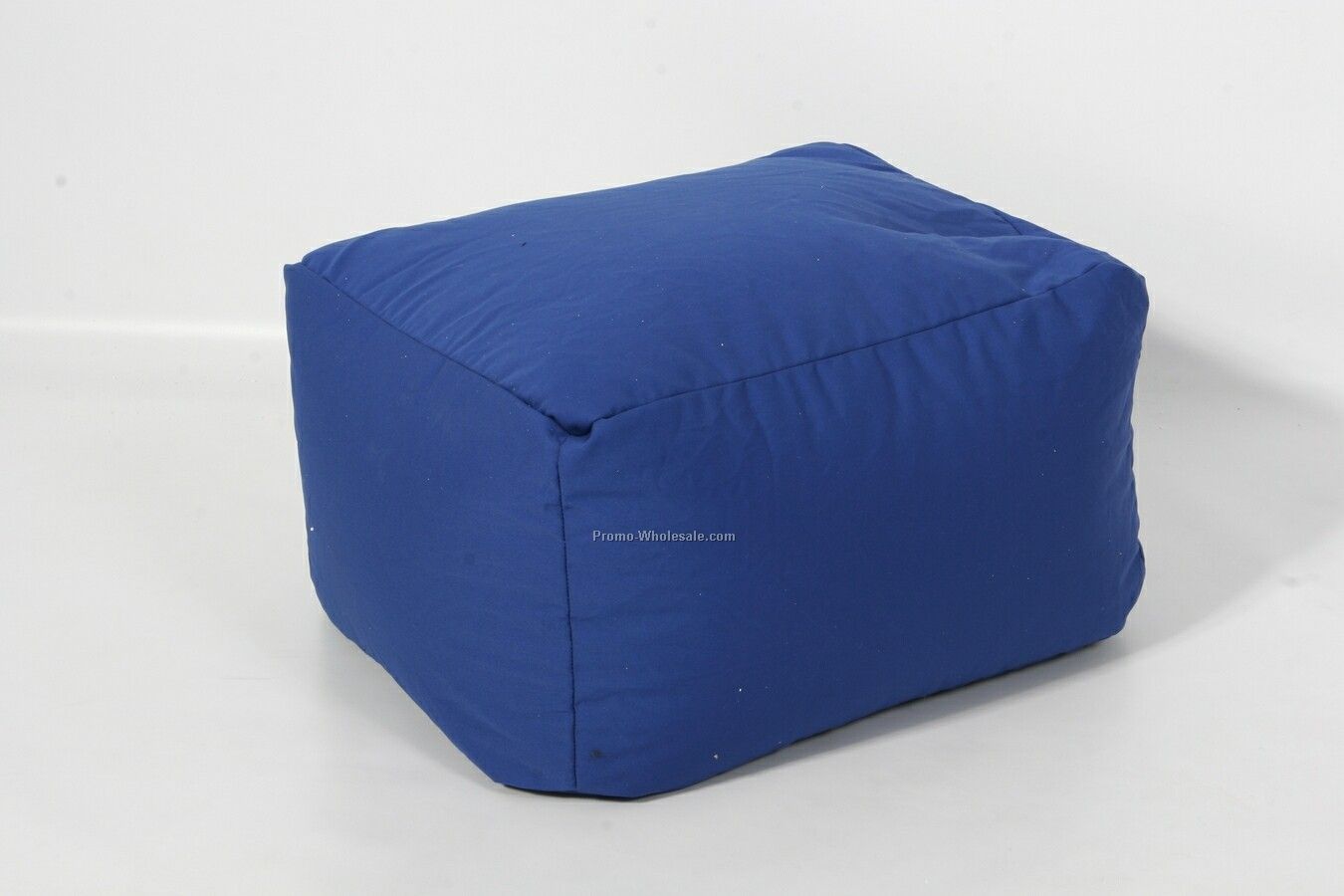 21"x19"x13" Twill Bean Bag Club Ottoman (Embroidered)