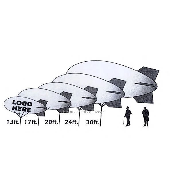 24' Nylon Helium Blimp One Color Art