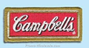 3-1/2" Embroidered Emblem W/ 100% Thread Coverage
