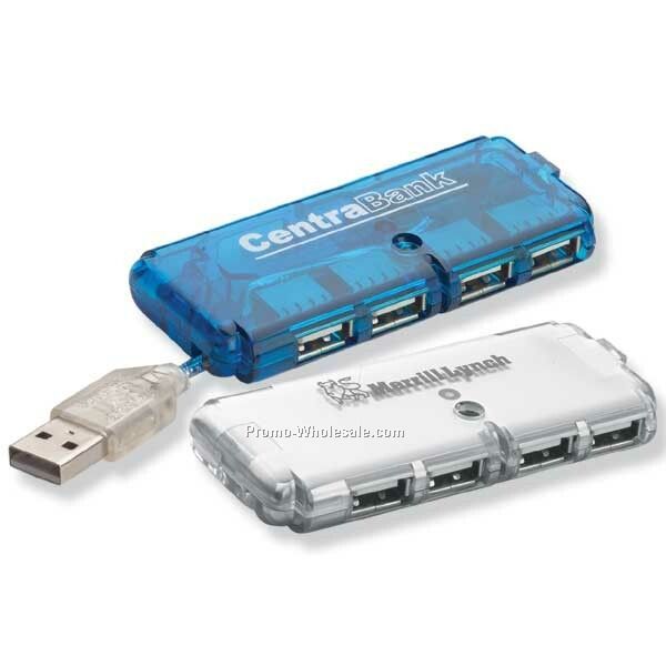 3-1/2"x1-1/2" 4 Port USB Hub 2.0