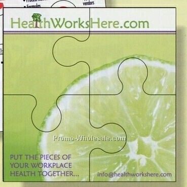 3-1/2"x3-1/2" 4-piece 4-color Process Magnetic Puzzle