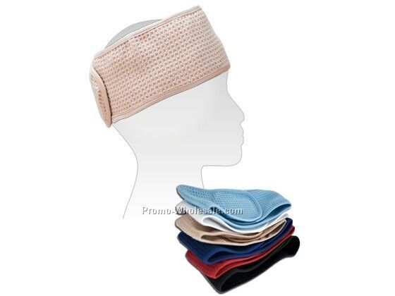 3.5"x25" Premium Waffle Spa Headband (Screen Print)