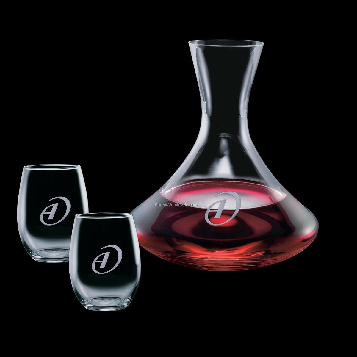 32 Oz. Carafe & 2 Stanford Wine Glasses