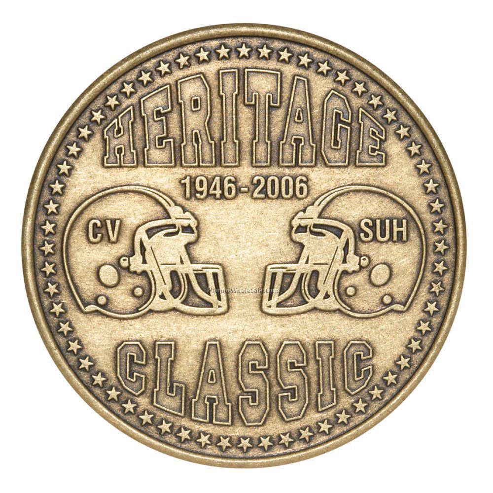 39 Mm Verbronze Coin / Medallion (12 Gauge)