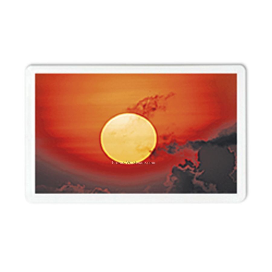3d Lenticular Acrylic Magnet Picture Frames - Stock / Sunset