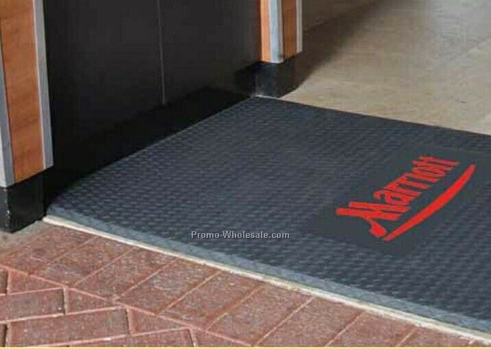 3'x4' Cushion Max Anti-fatigue Logo Mats With 2 Colors