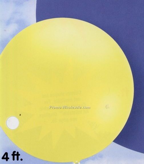 4 Foot Round Cloudbuster Chloroprene Balloon