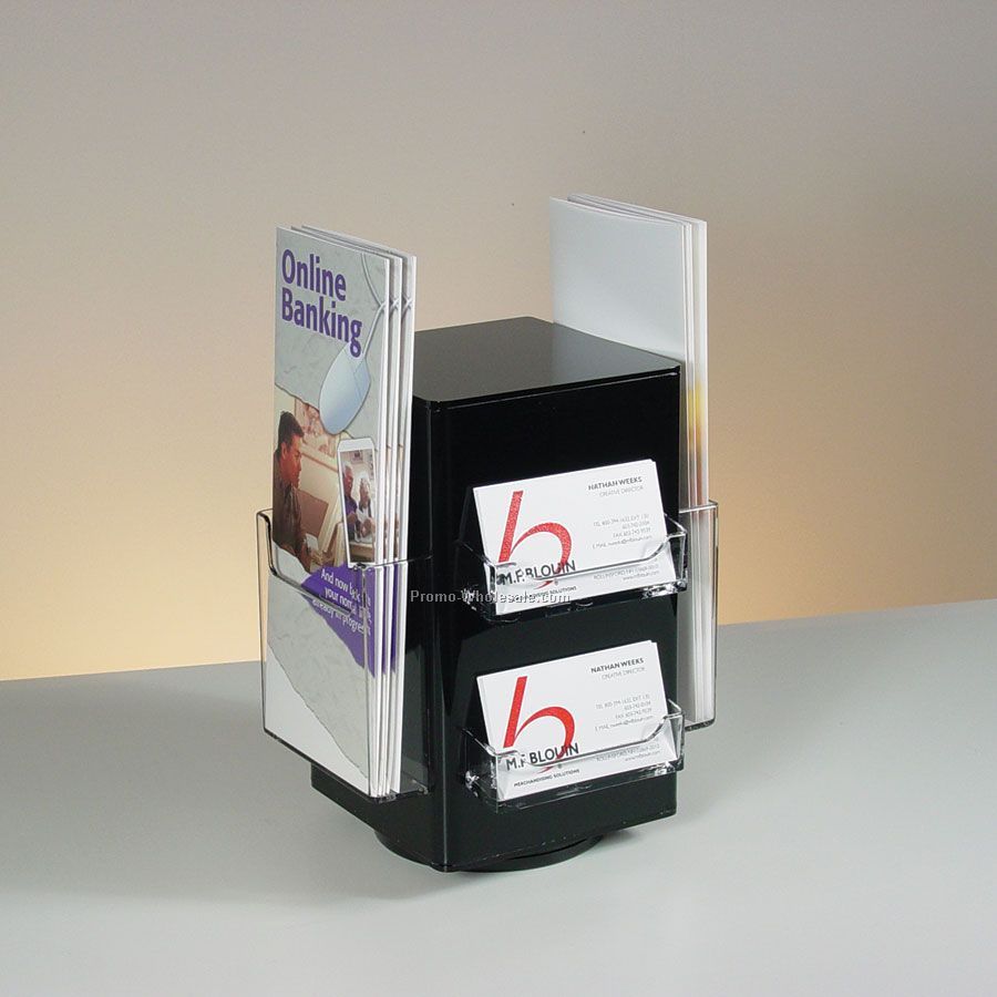 4 Sided Rotating Business Card / Brochure Holder