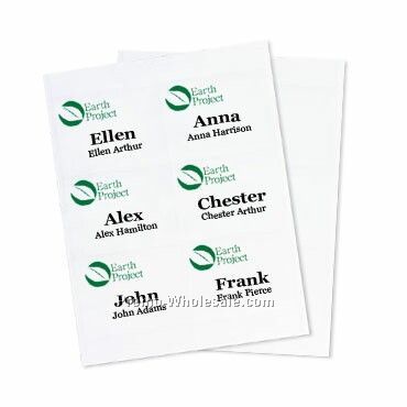 4"x3" Recycled Insert-2 Color Imprint