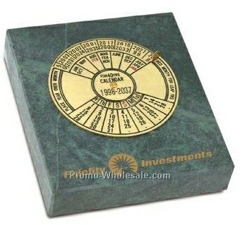 4"x3-3/8"x3/4" Imperial Perpetual Calendar