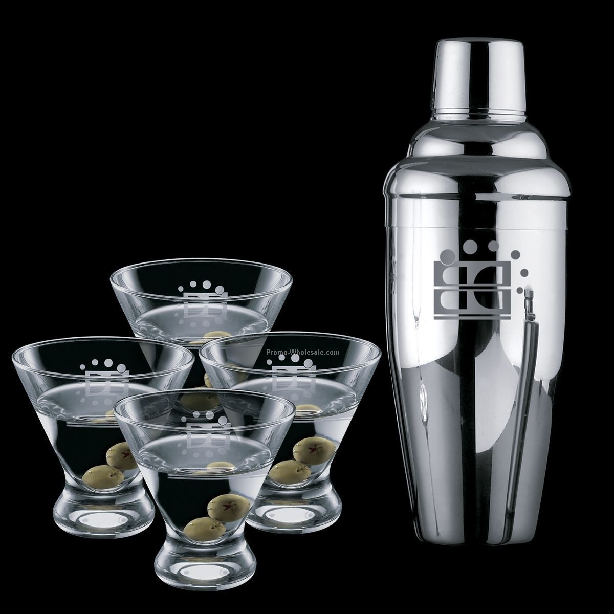 5 Piece Brisbane Martini Set