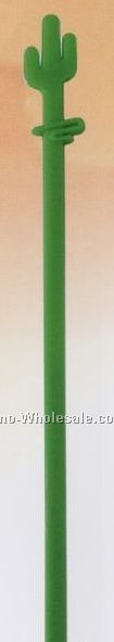 6" Saguaro Cactus Stirrer (Imprinted)