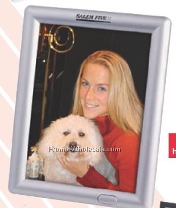 6-1/4"x8-1/8"x3/4" Recording/Talking 5"x7" Photo Frame - Horizontal Display