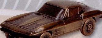 6-3/4"x2-1/2"x2" Antique 1967 Corvette Stingray Automobile Bank