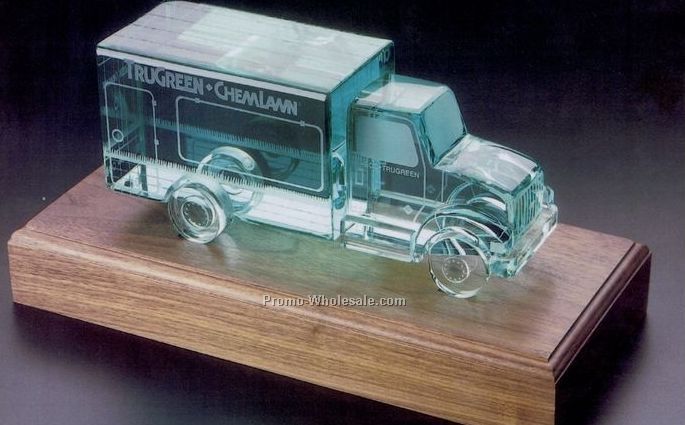 6"x14"x5-3/4" Delivery Truck Replica W/ Base