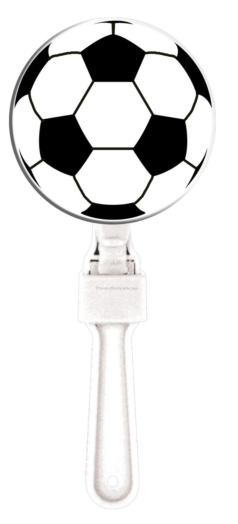 7" Sport Clappers - Soccer Ball