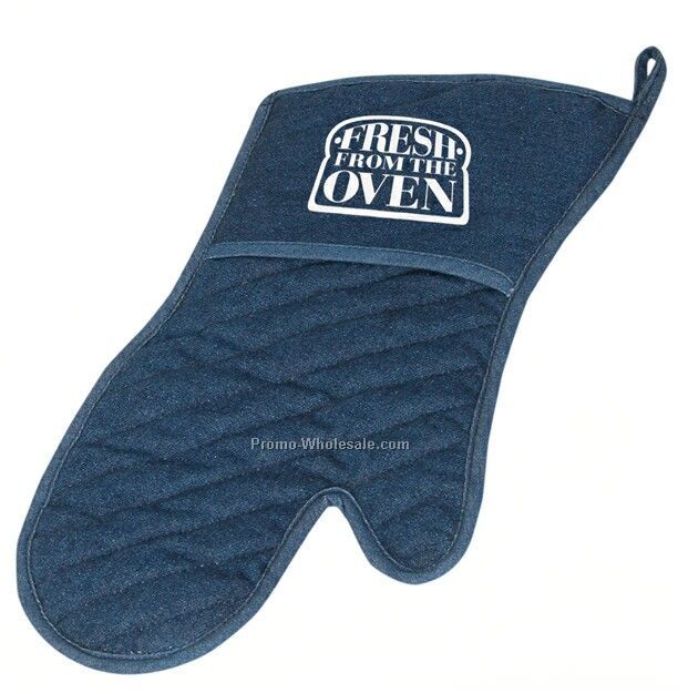 7-1/2"x17" Denim Oven Mitt