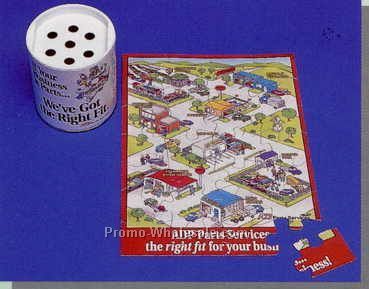 8"x10 1/2" 28 Piece Jigsaw Puzzle - 4 Color