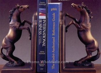 8"x9" Horse Bookends