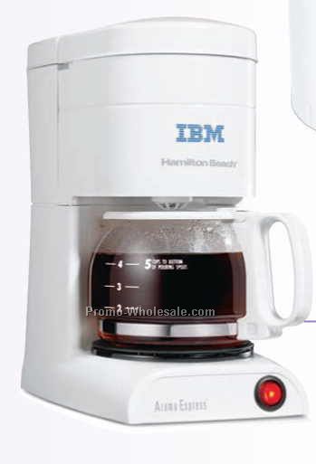 9.13"x6.94"x11.28" White Aroma Express Coffeemaker