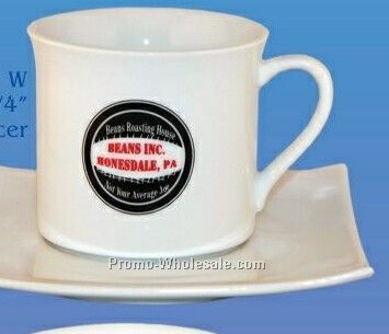 9 Oz. Cup & Square Saucer